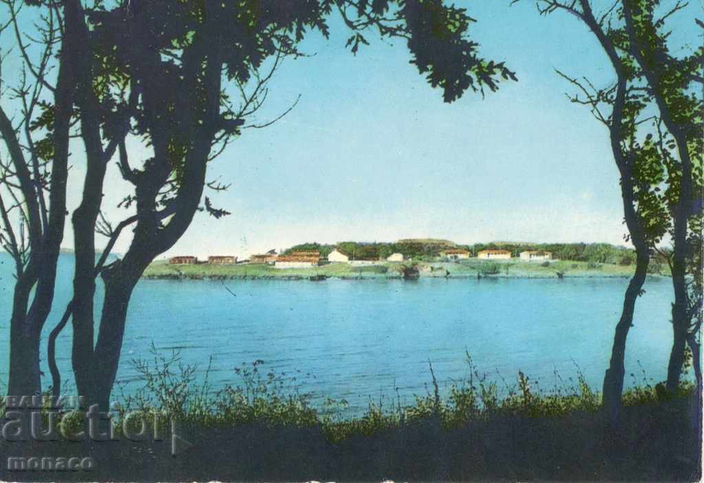 Стара картичка - Китен, заливът "Атлиман"