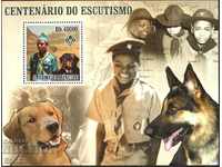 Чист блок Скаути и Кучета 2007 от Сан Томе и Принсипи