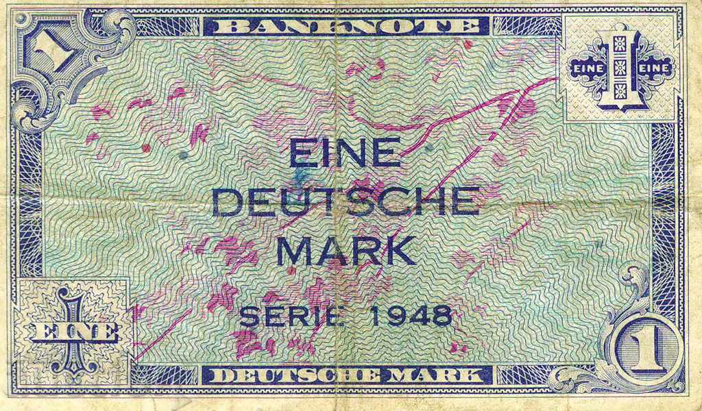 1 марка Германия 1948