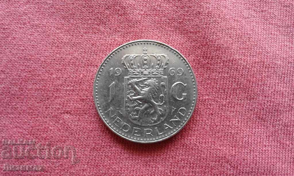 1 gulden 1969 Țările de Jos - Olanda