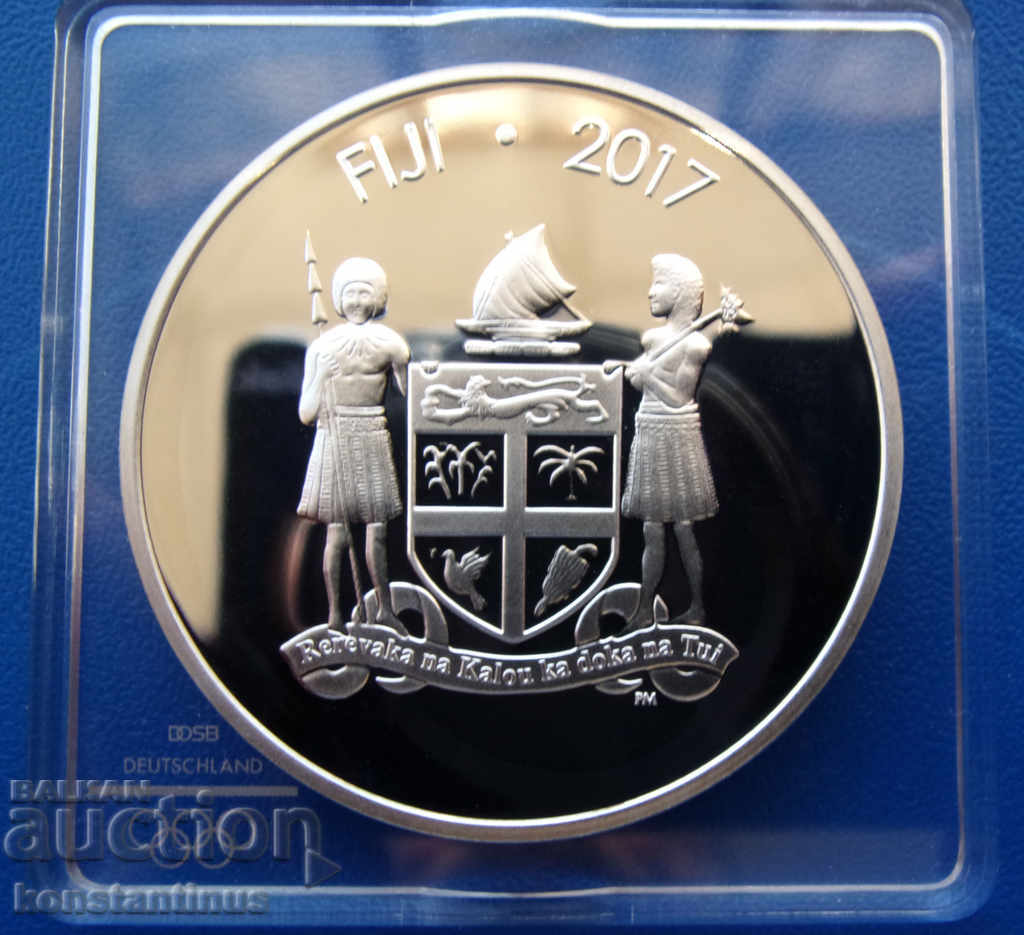 Licitație Fiji 2 USD 2017 UNC PROOF Rar