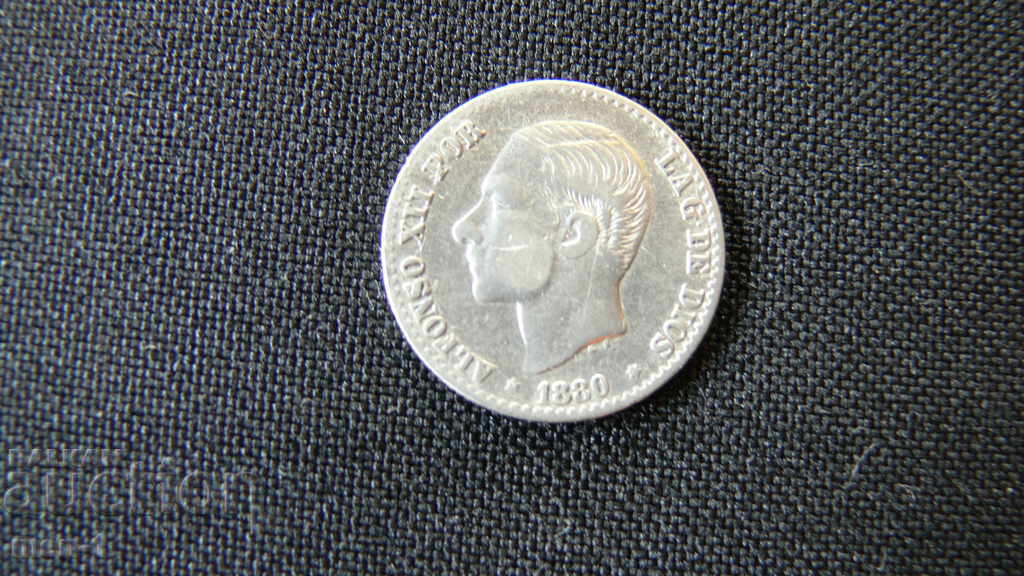 50 CENT Spain 1880 50 CENT Spain 1880