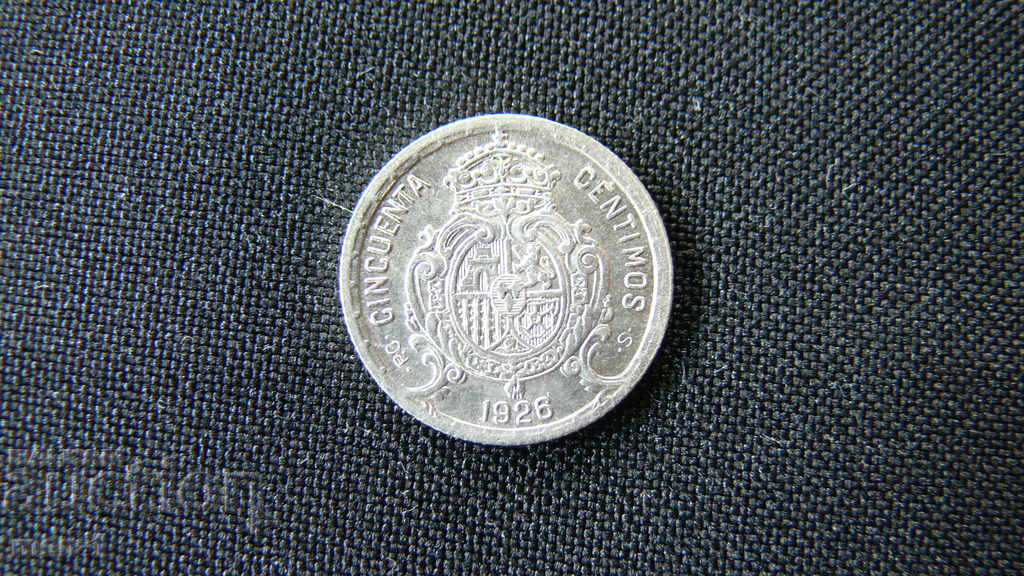 50 Cent Spain 1926 50 Cent Spain 1926