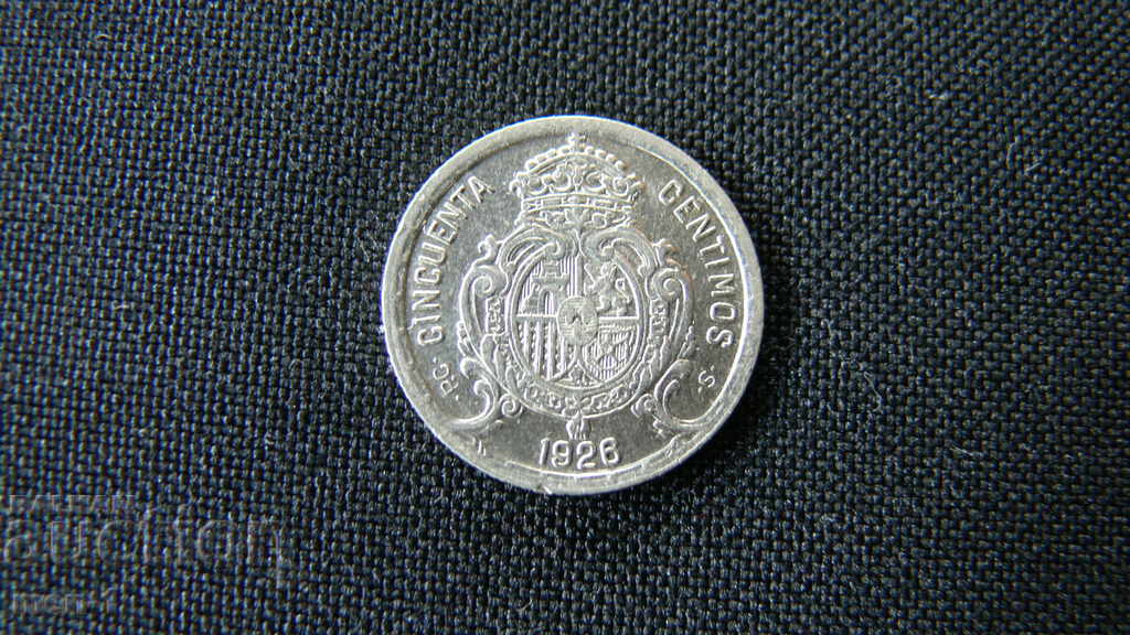 50 CENT Spania 1926