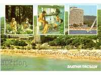Old card - Golden Sands - mix of 4 views