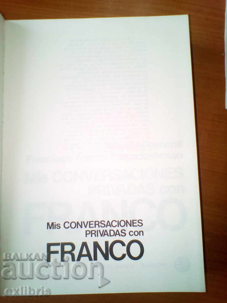Mis conversaciones privadas con FRANCO with price 55.00 BGN | € 28.12 Mis conversaciones privadas con FRANCO with price 55.00 BGN | € 28.12