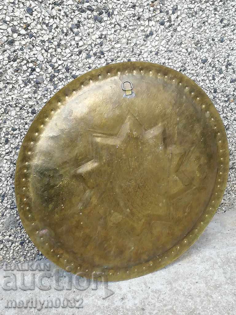 Delivery of Arabic hammered tray brass serving tray plate 70s decoration Delivery of Arabic hammered tray brass serving tray plate 70s decoration