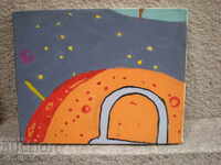 ζωγραφική, λάδι, καμβάς