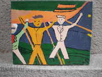 ζωγραφική, λάδι, καμβάς