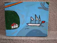 pictură, ulei, pânză