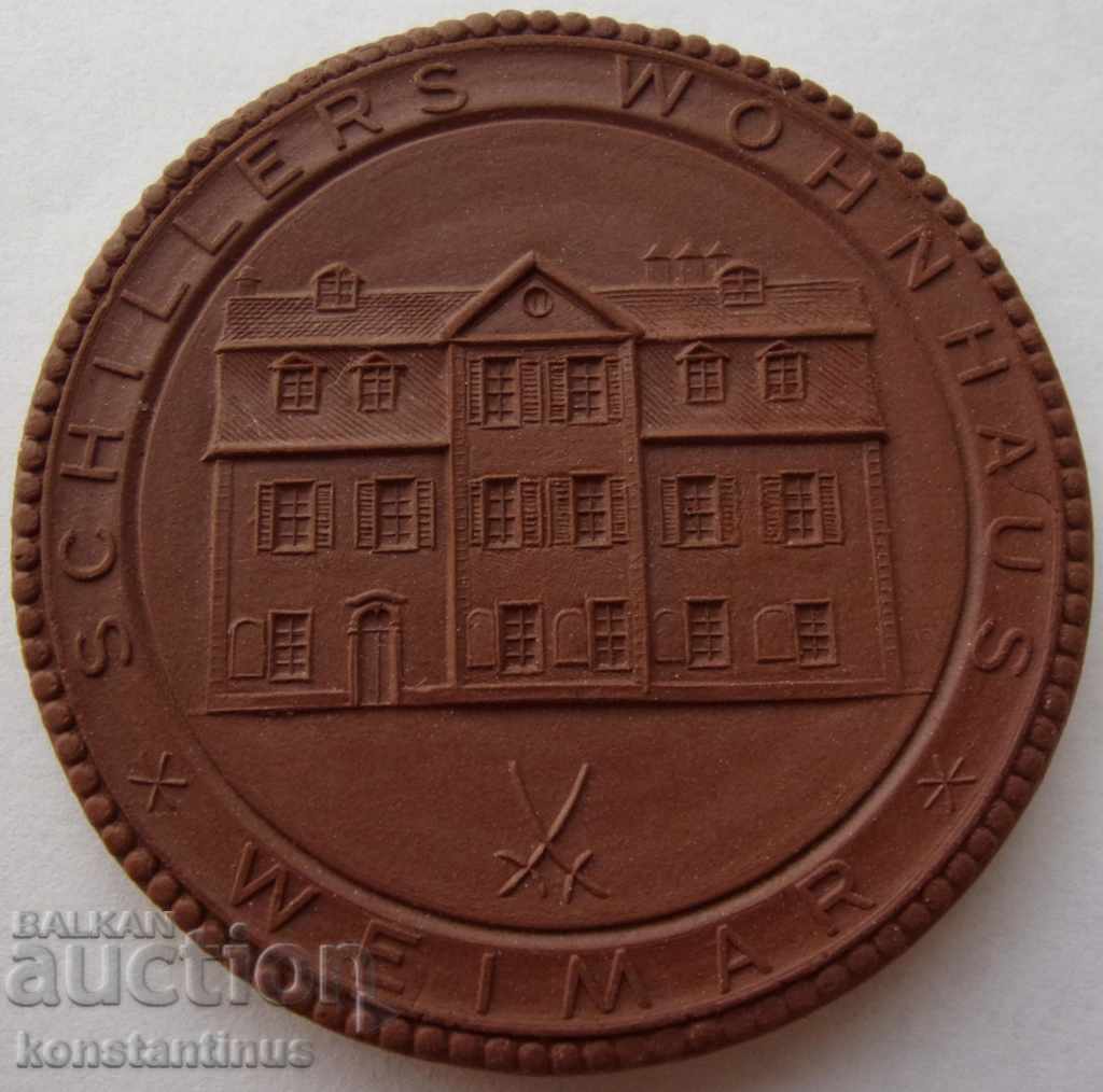 Porțelan, Friedrich von Schiller 1920 20,9g. 50 mm cu preț € 28.12 | 55.00 BGN