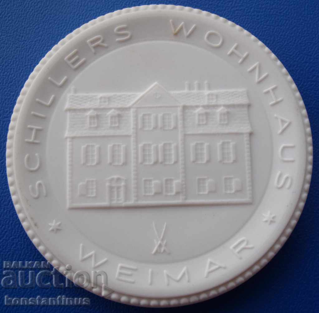 Porțelan, Friedrich von Schiller 1920 23,8g. 50 mm cu preț € 30.68 | 60.00 BGN