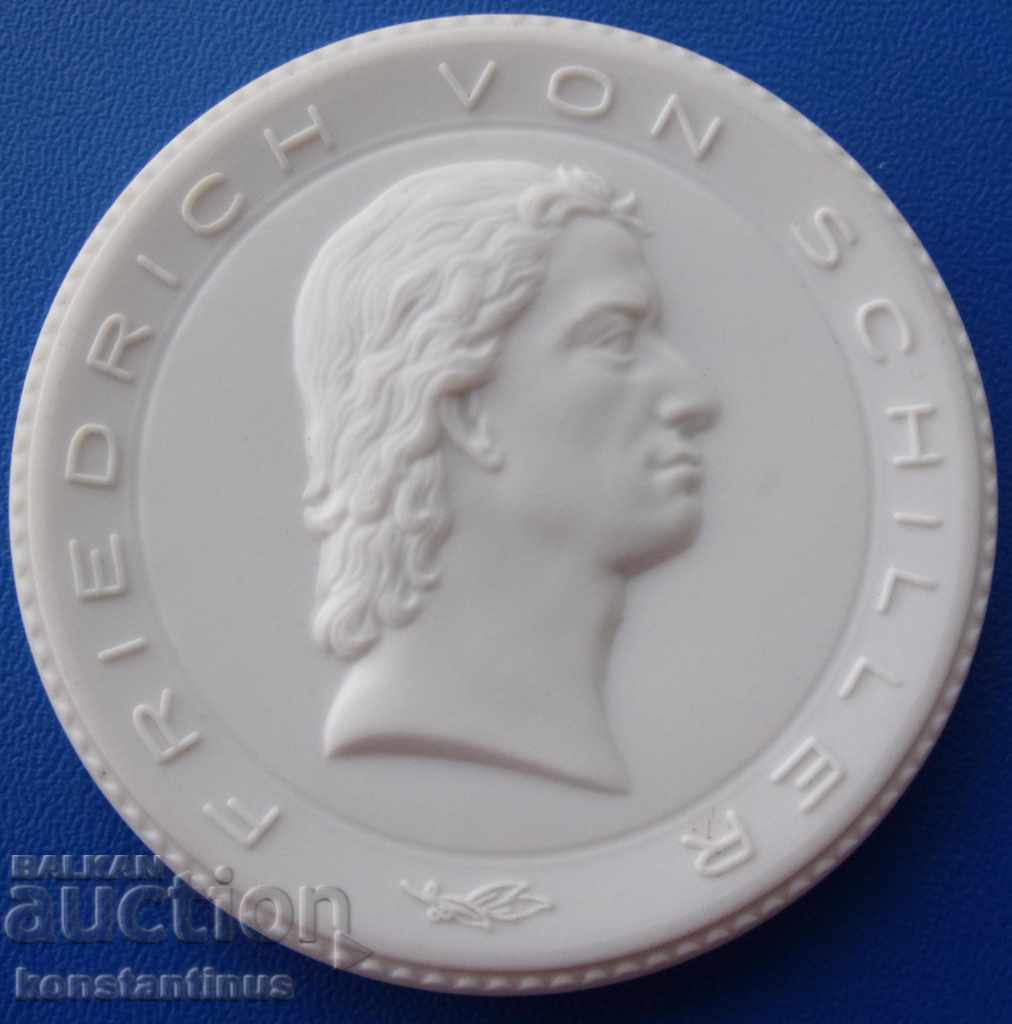 Πορσελάνη, Friedrich von Schiller 1920 23,8g. 50mm