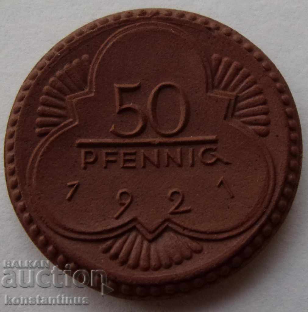 Altenburg 50 Pfennig 1921 Porțelan cu preț € 23.01 | 45.00 BGN
