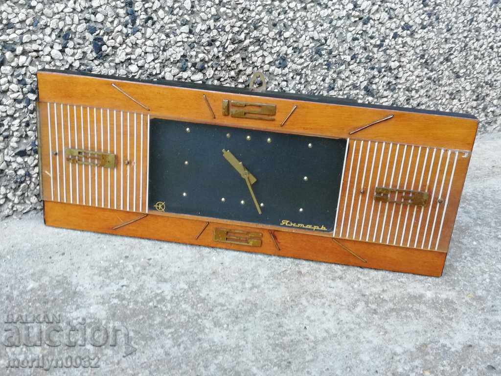 Table clock "Yantar", alarm clock USSR - 6