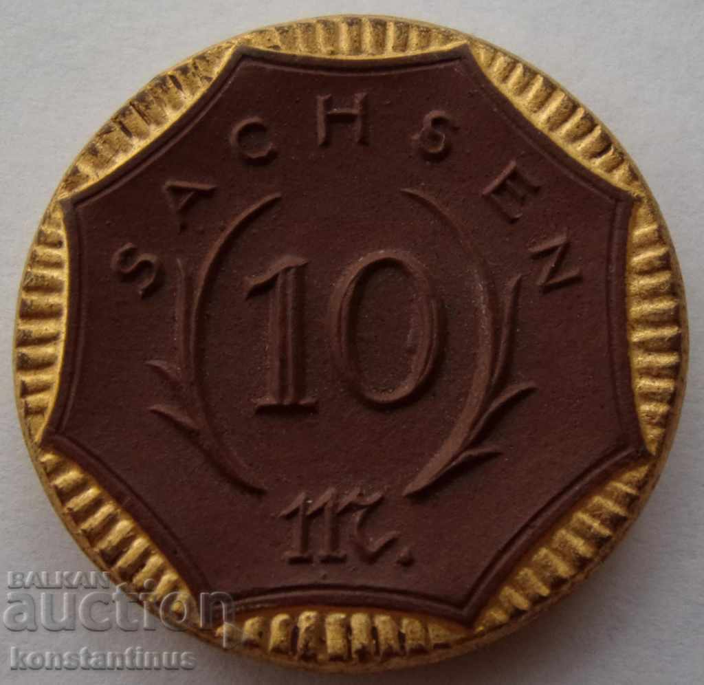 Saxonia 10 Mar 1921 Porțelan + auriu cu preț € 38.35 | 75.01 BGN