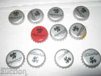 Beer. Beer caps. Shumen beer