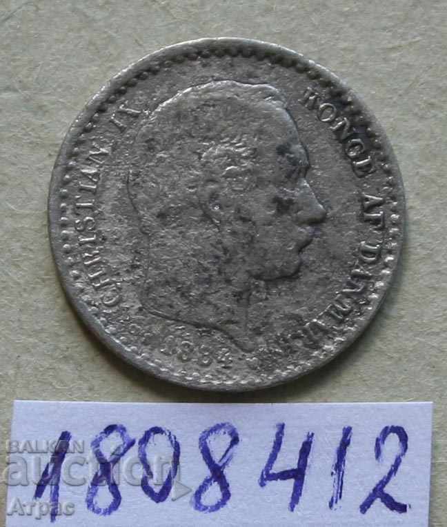 10 pp 1884 Denmark - silver, rare year with price € 25.05 | 48.99 BGN 10 pp 1884 Denmark - silver, rare year with price € 25.05 | 48.99 BGN