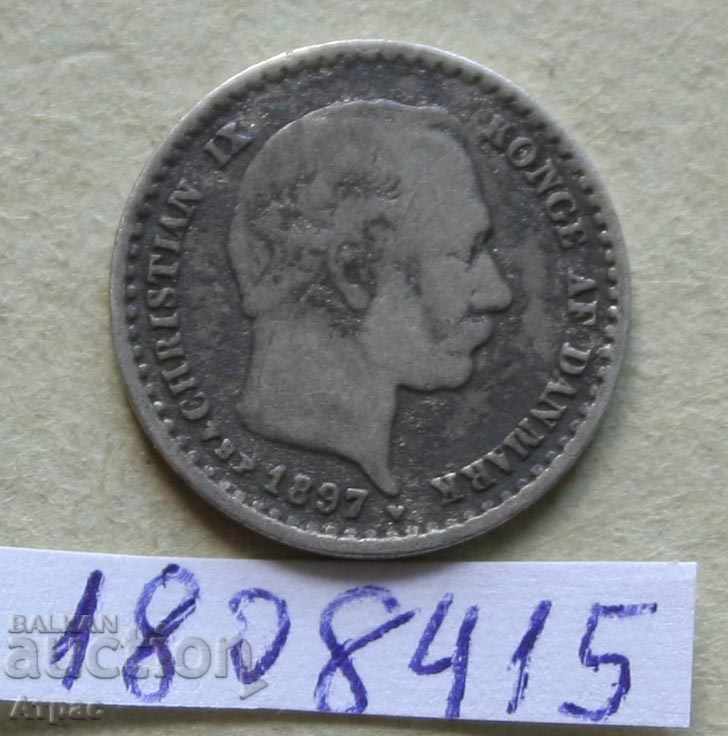 10 σσ. 1897 Δανία - ασήμι, σπάνια με τιμή € 4.60 | 9.00 BGN