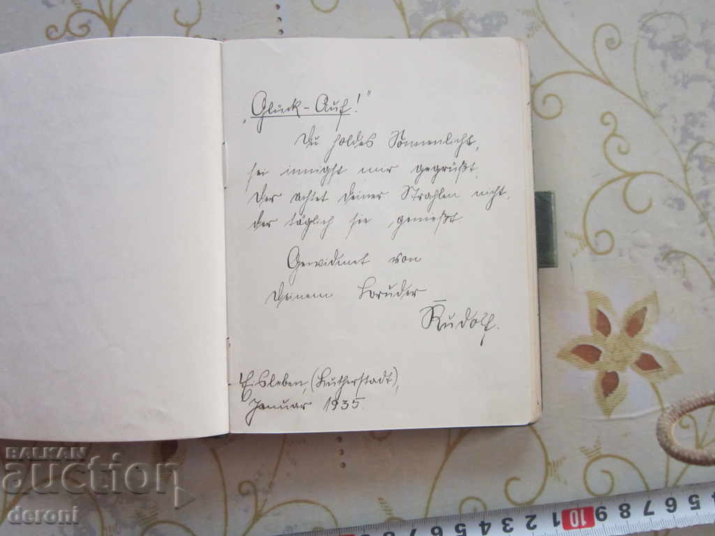 Delivery of Original diary notebook German lexicon Third Reich