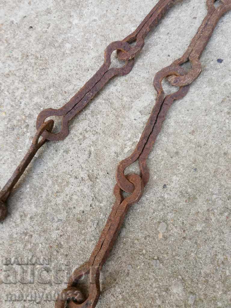 Old forged chain with hook, hearth for hearth chain hook with price 39.00 BGN | € 19.94 Old forged chain with hook, hearth for hearth chain hook with price 39.00 BGN | € 19.94