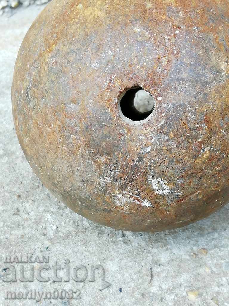 Licitație Vechi ghiulea tun obuz mortar, bombardament Războiul Crimeei RTOV