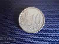 10 EURO CURRENȚĂ FRANȚA 2002 MONEDĂ