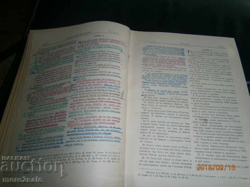 BIBLE - YEAR AND THE NEW COVENANT - ST. SIDA - 1925 YEAR - 5