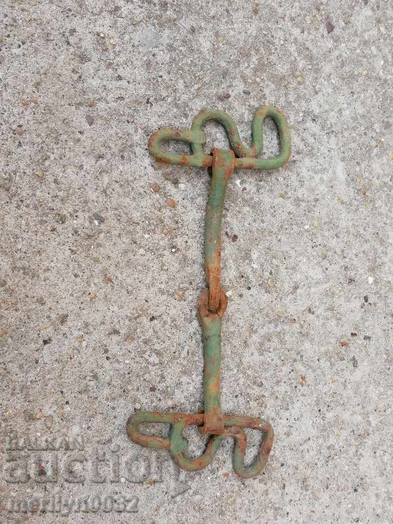 Auction  Old wrought bridle bridle wrought iron, harness
