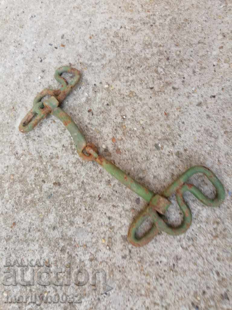 An old forged bridle reins wrought iron, a harness - 5 An old forged bridle reins wrought iron, a harness - 5