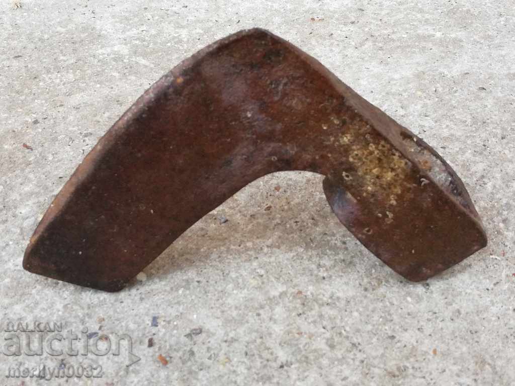 Auction Old ax ax ax without a scraper wrought iron blade Auction Old ax ax ax without a scraper wrought iron blade