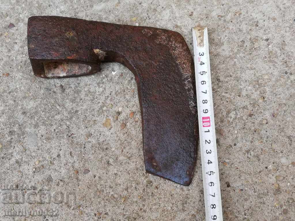 Old ax ax ax without a scraper wrought iron blade - 6 Old ax ax ax without a scraper wrought iron blade - 6