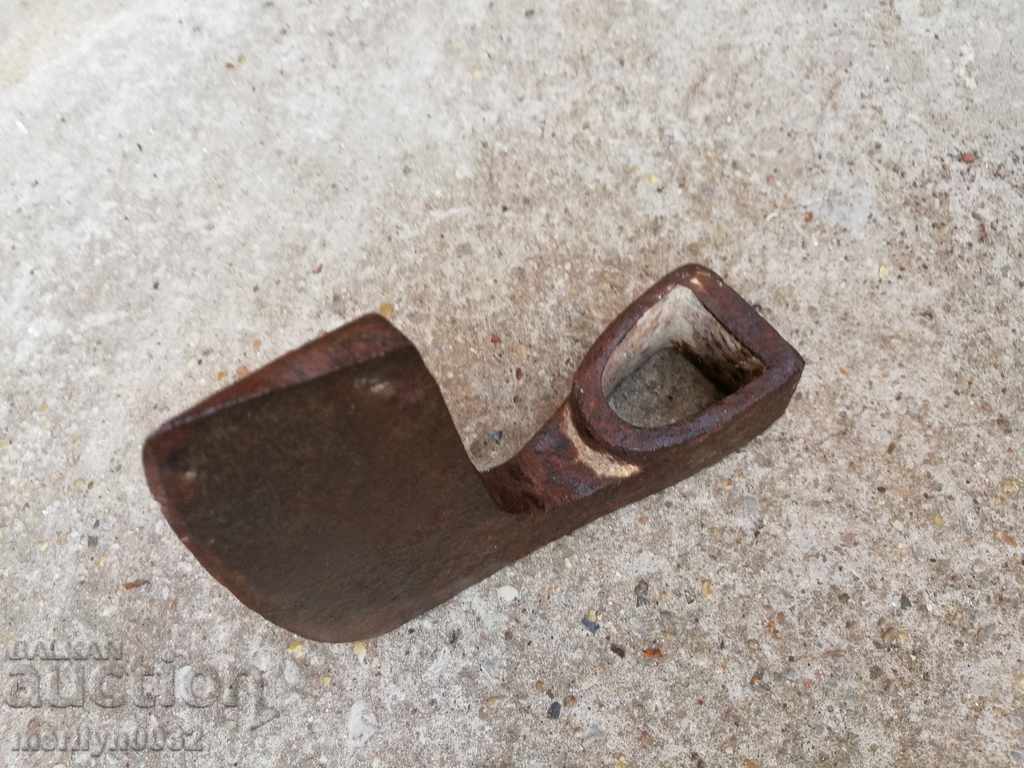 Old ax ax ax without a scraper wrought iron blade - 7 Old ax ax ax without a scraper wrought iron blade - 7
