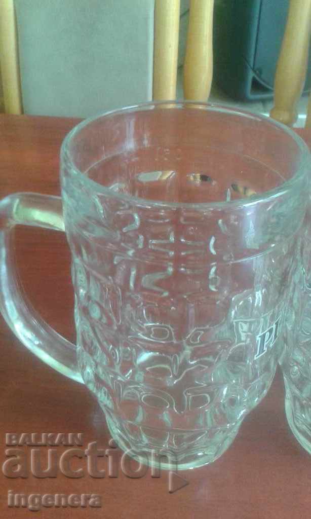 BEER GLASS MUG-0.500 LITERS-6 PCS with price 29.00 BGN | € 14.83 BEER GLASS MUG-0.500 LITERS-6 PCS with price 29.00 BGN | € 14.83