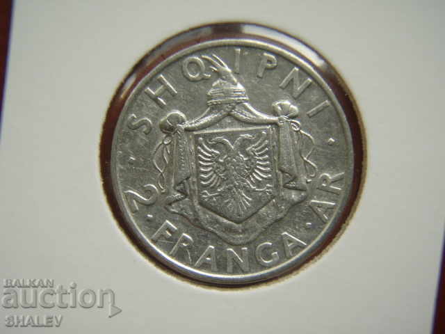 Licitație 2 Frang Ar 1935 Albania (2) - XF/AU