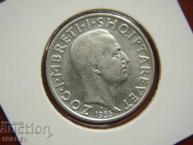 2 Frang Ar 1935 Albania (2) - XF/AU - 7
