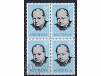 1965. Australia. Churchill's death. Box.