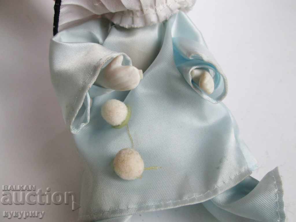 A little old doll baby Harlequin painted porcelain with price 20.00 BGN | € 10.23
