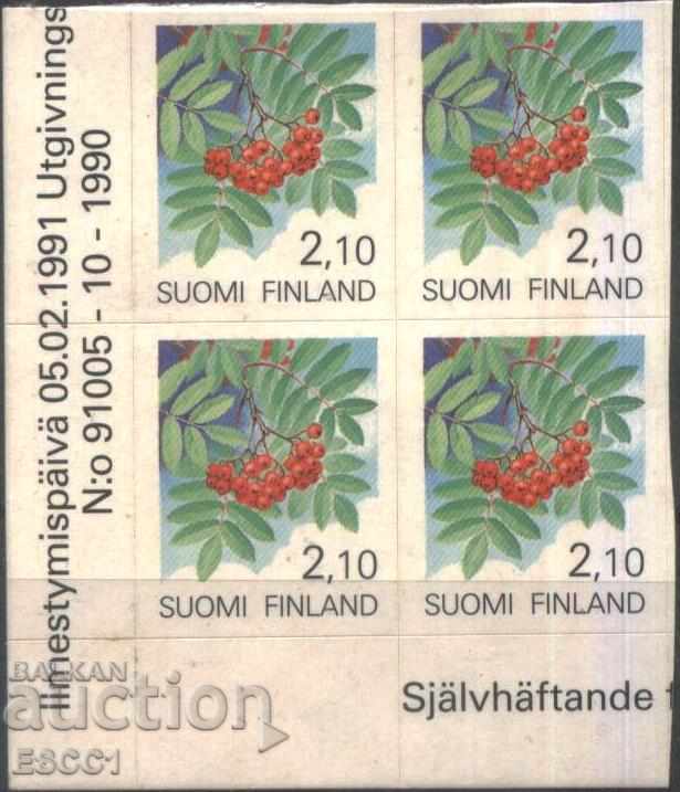 Чиста марка в каре  Флора Плодове Дървета 1991 от Финландия