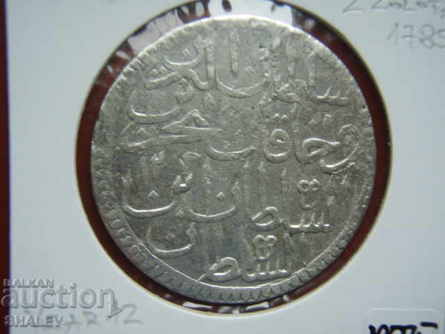 2 Zolota 1785 (AH1187 / year 12) Turkey (Abdul Hamid I) - XF - 5 2 Zolota 1785 (AH1187 / year 12) Turkey (Abdul Hamid I) - XF - 5