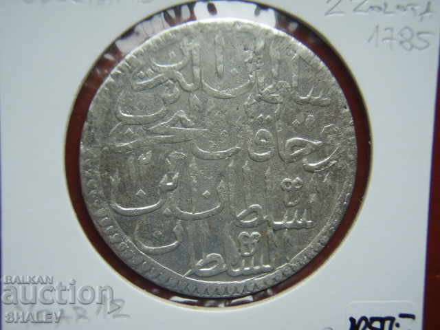 2 Zolota 1785 (AH1187 / year 12) Turkey (Abdul Hamid I) - XF - 6 2 Zolota 1785 (AH1187 / year 12) Turkey (Abdul Hamid I) - XF - 6