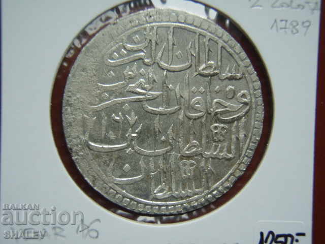 2 Zolota 1789 (AH1187 / year 16) Turkey (Abdul Hamid I) - XF - 5