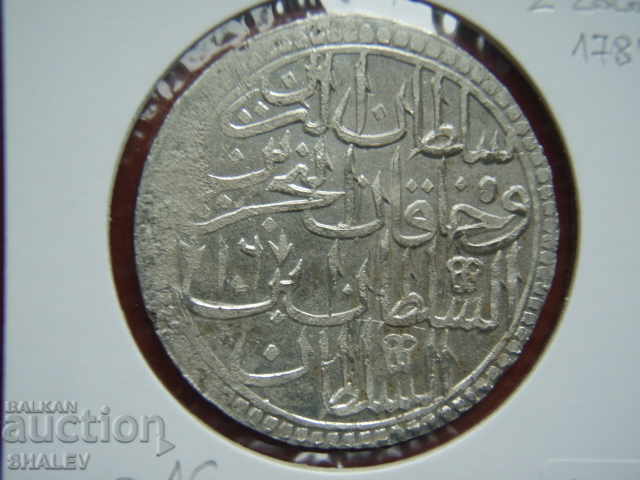 2 Zolota 1789 (AH1187 / year 16) Turkey (Abdul Hamid I) - XF - 7