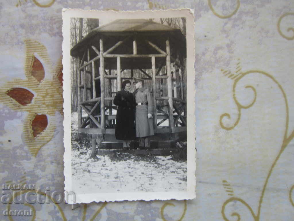 Delivery of Old photo German soldier Third Reich WW2