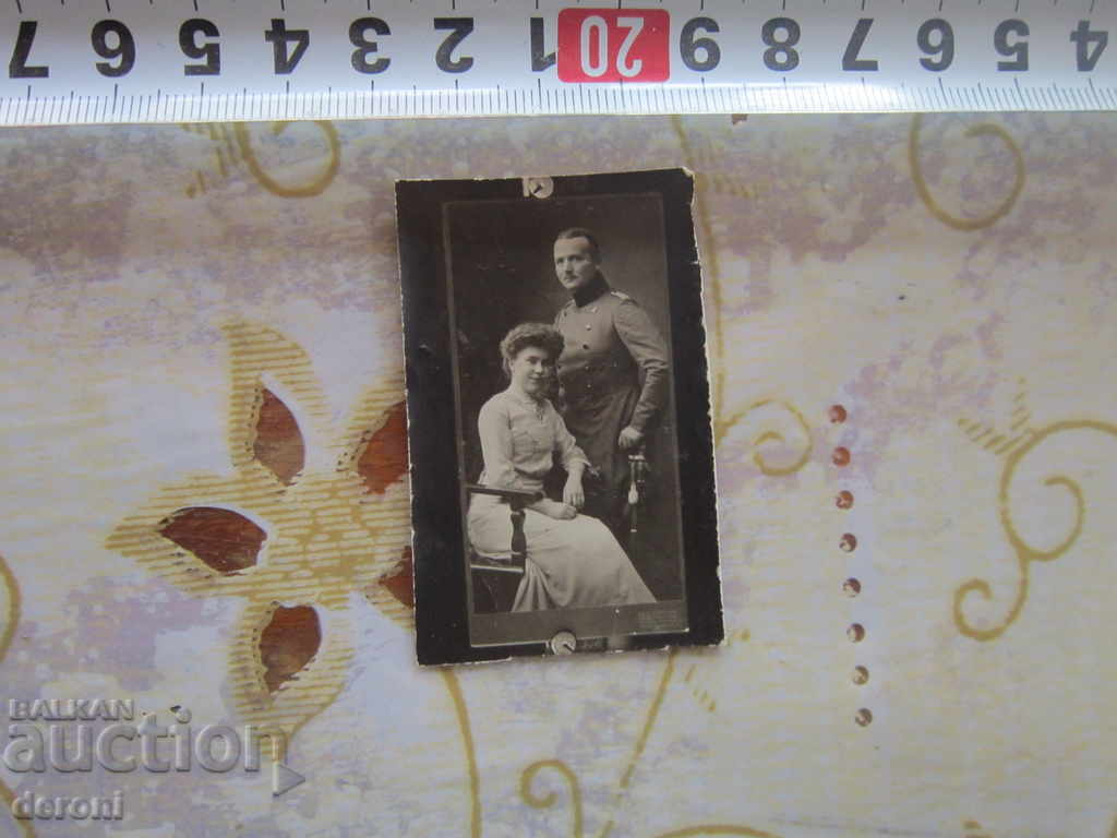 Old picture German soldier officer Reich with price 10.00 BGN | € 5.11 Old picture German soldier officer Reich with price 10.00 BGN | € 5.11