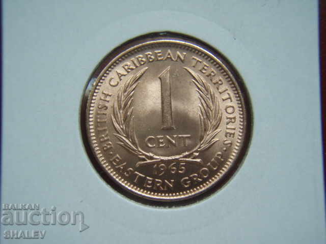 Livrarea 1 Cent 1965 Teritoriile Caraibe Britanice - Unc