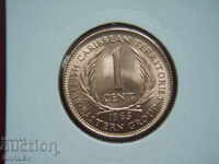 1 Cent 1965 Βρετανικά εδάφη της Καραϊβικής - Unc