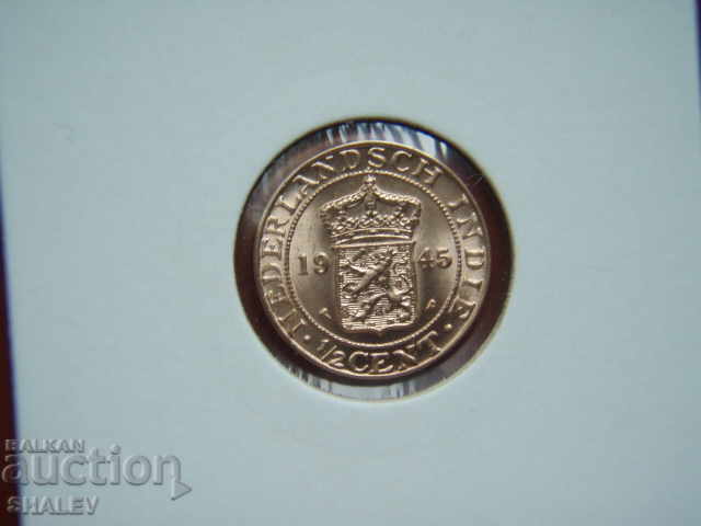 Delivery of 1/2 Cent 1945 P Netherlands East Indies - Unc