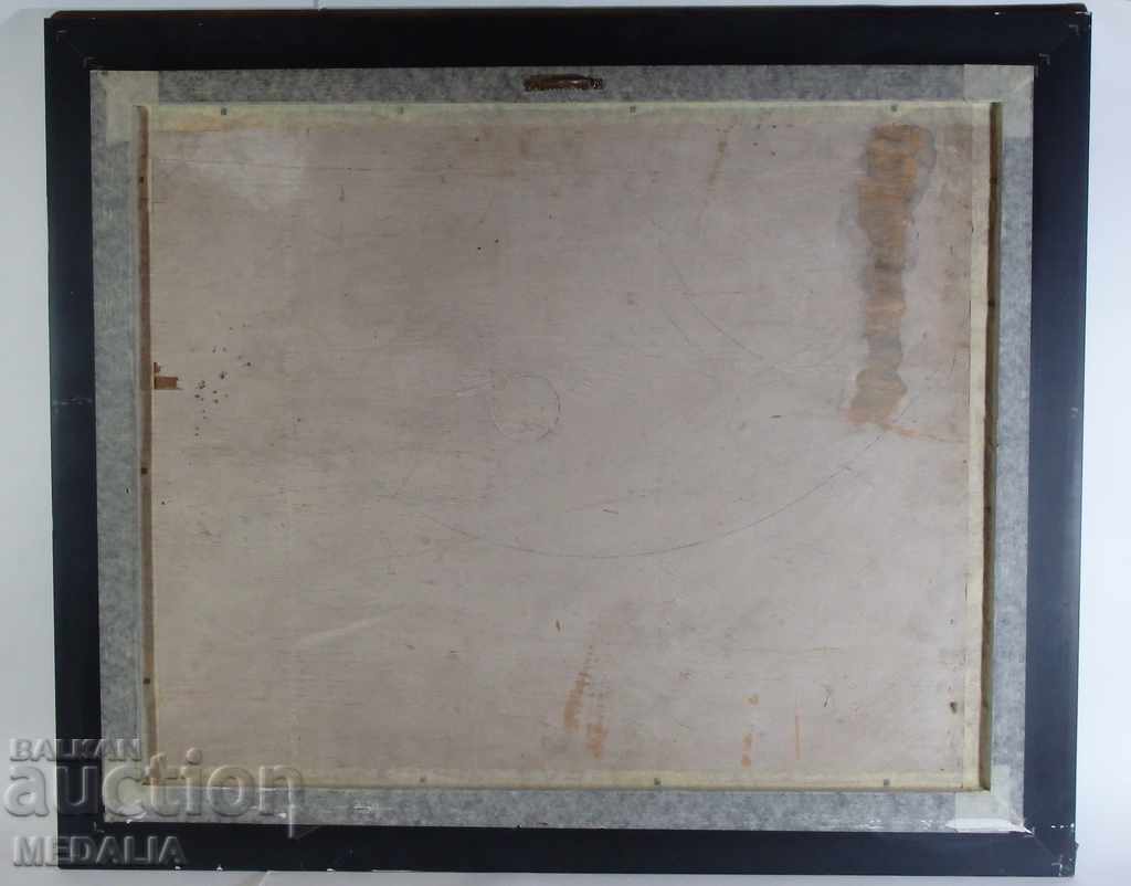 Delivery of Rusi Ganchev-landscape-oil paints-signed-framed