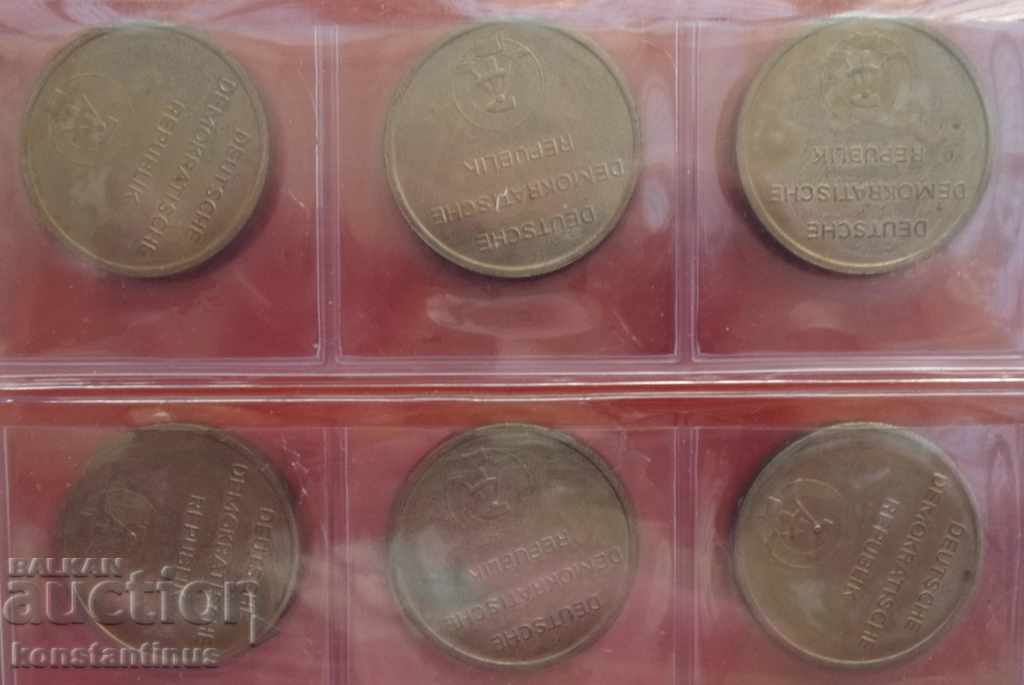 Livrarea Colecția de medalii de lot - GDR 1974 UNC